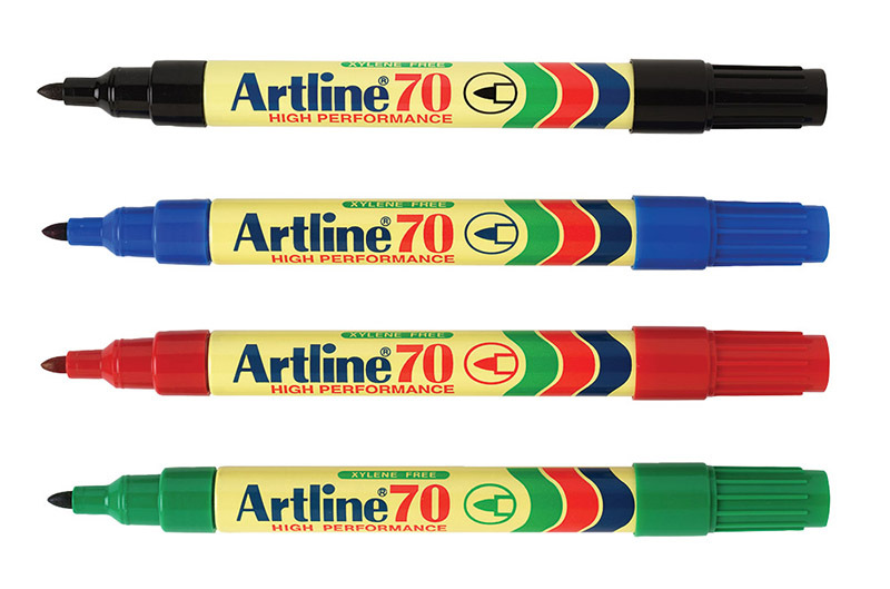 Artline 70 Bullet Permanent Marker - Black