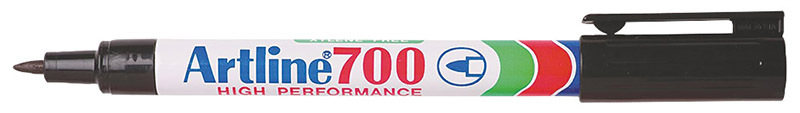 Artline 700 Fine Bullet Permanent Marker - Black