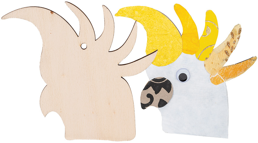 Wooden Australian Animal Header Hangers - 21pk