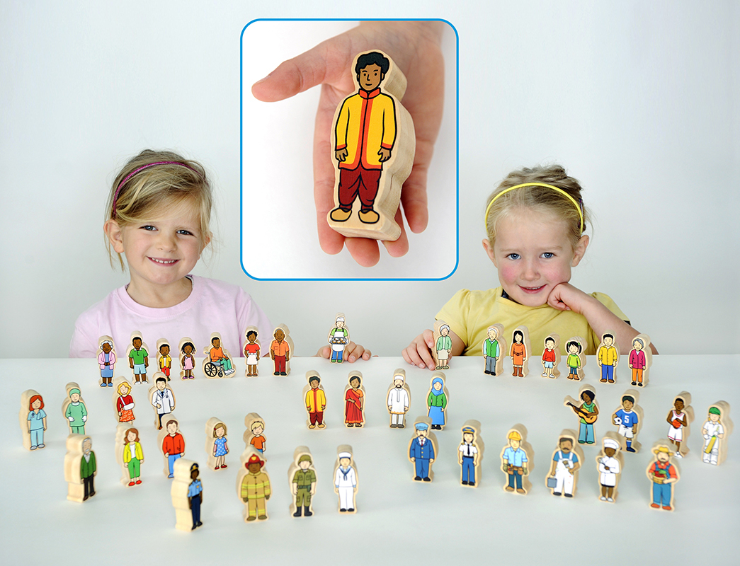 The Happy Architect - Multicultural People 42pcs