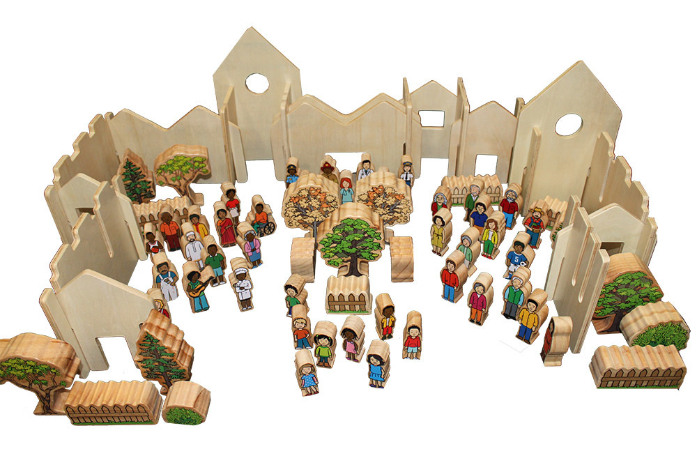 The Happy Architect - Full Village Set 96pcs