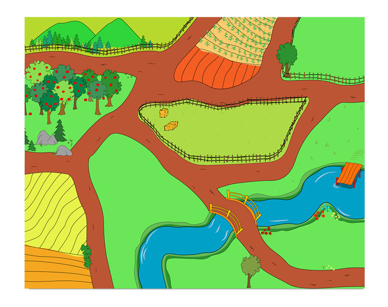 The Happy Architect Farm - Play Mat Only
