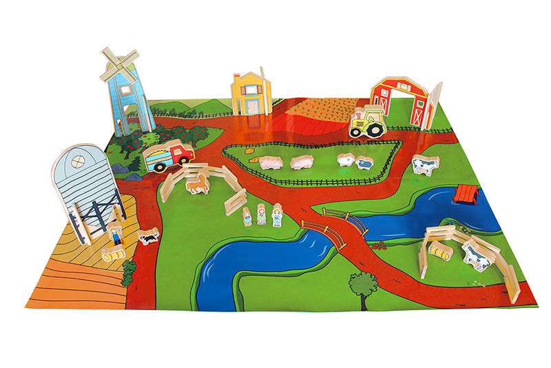 *The Happy Architect Farm - Set & Play Mat