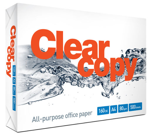 Clearcopy White Copy Paper 80gsm - A4 Carton (5 Reams)