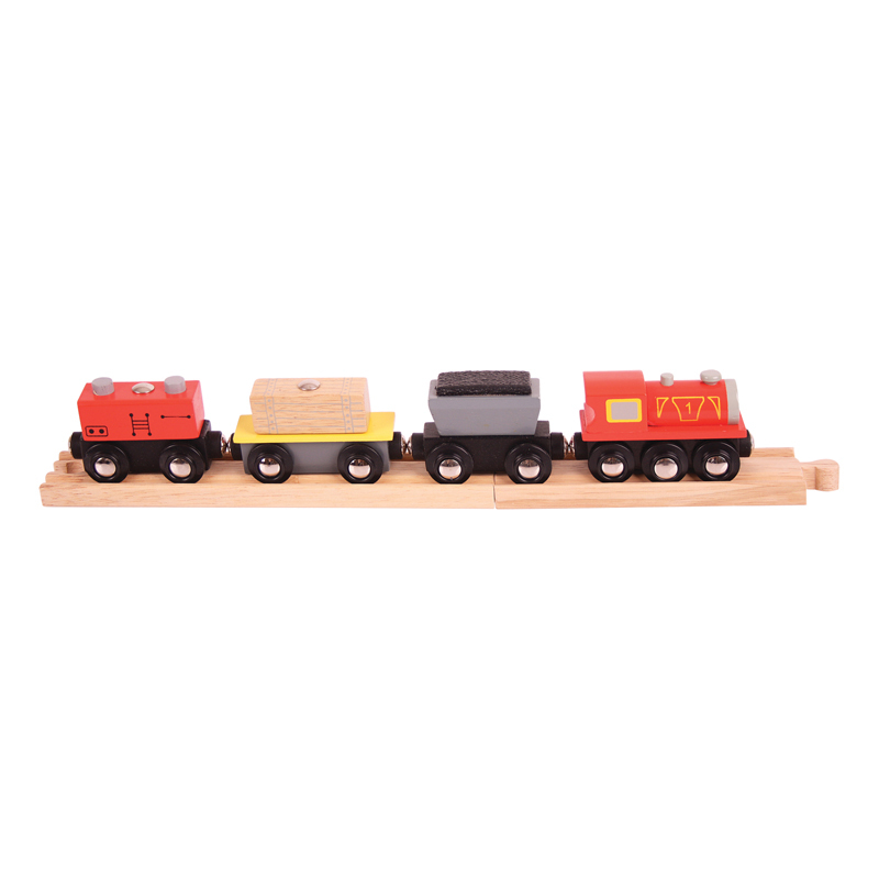 Bigjigs Freight Train - 10pcs