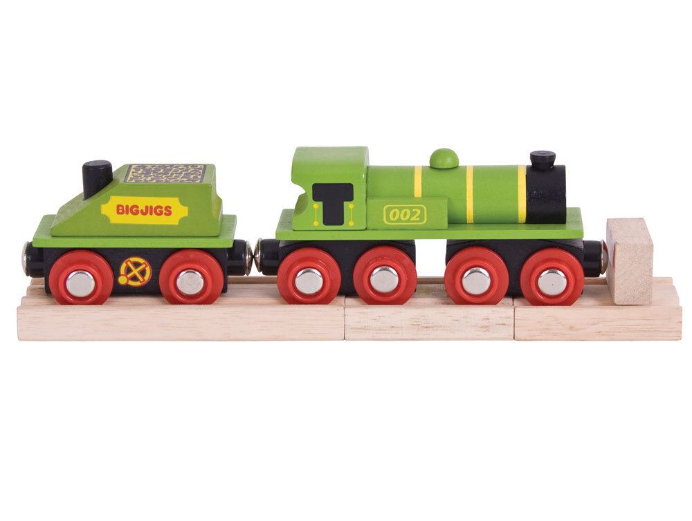 Bigjigs Big Green Engine - 5pcs