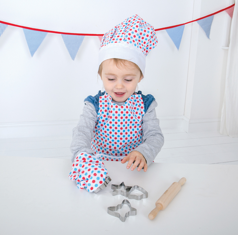 Bigjigs Spotted Chef's Set - 8pcs