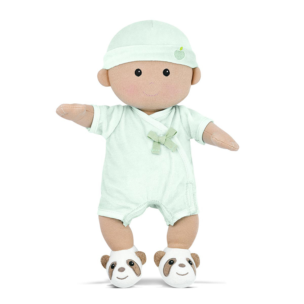 Baby Organic Plush Doll - Mint