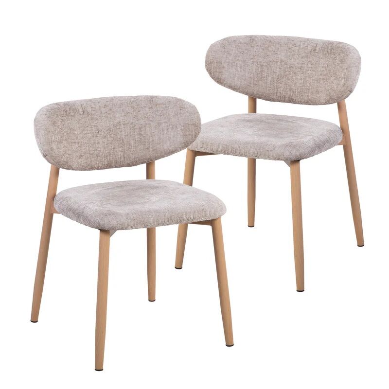 Tulip Dining Chairs 2pcs - Natural