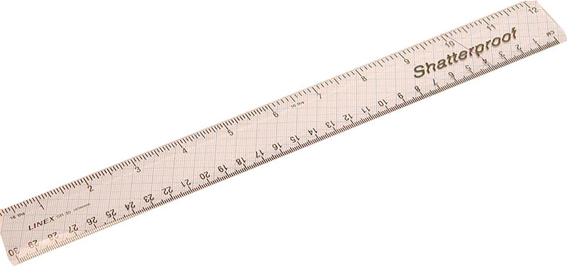 *Plastic Ruler - 30cm