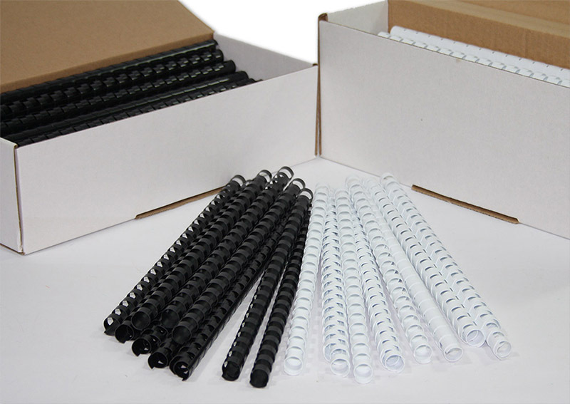 Binding Coil 12mm 21 Rings - White 100pk