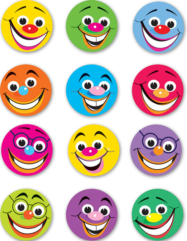 Dynamic Dot Reward Stickers 800pk - Smiley Face