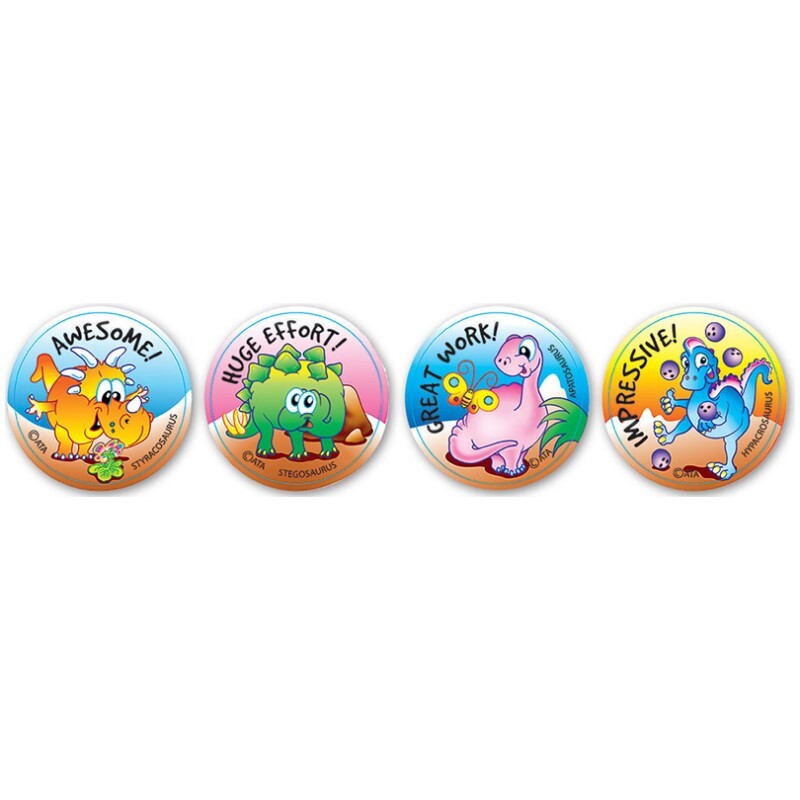 Merit Stickers 29mm 96pk - Dinosaurs