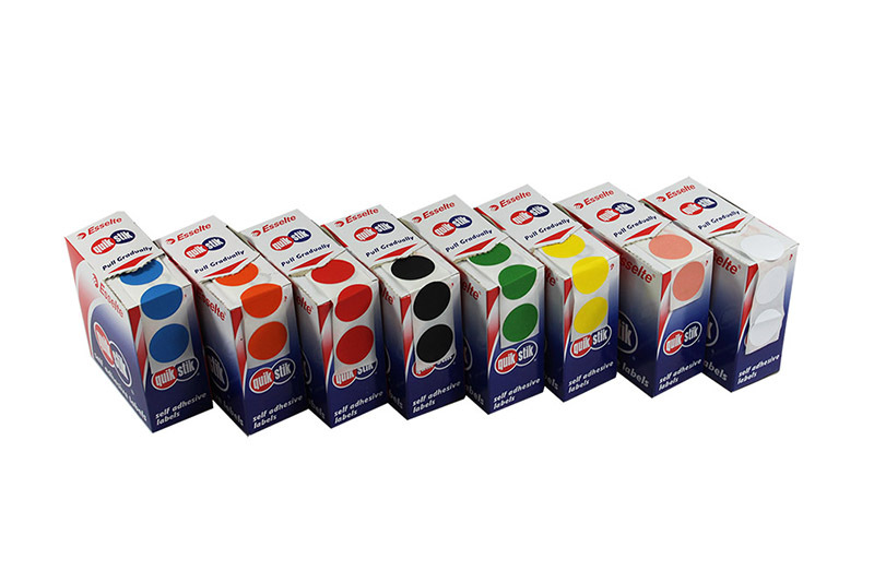 Removable Circle Stickers 24mm - Set of 8