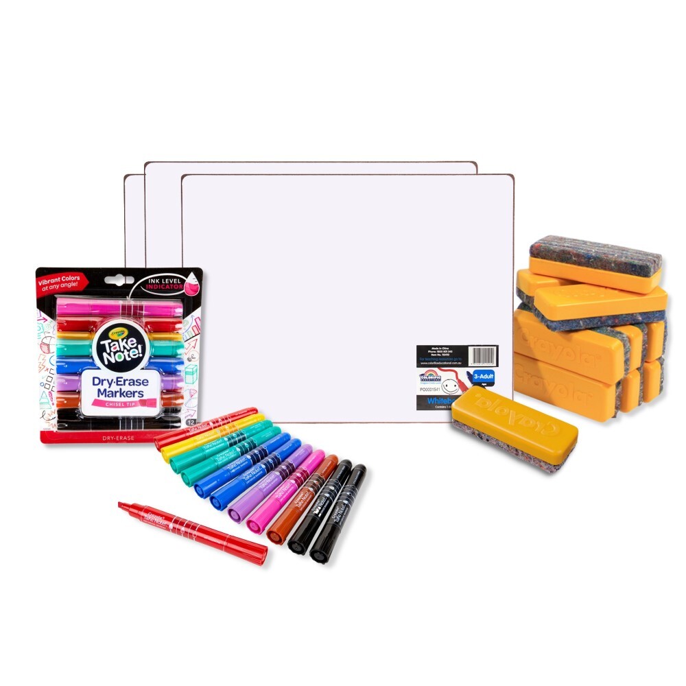 Crayola Whiteboard Class Set