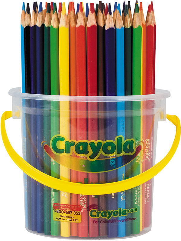 Crayola Triangular Coloured Pencils - 48pk