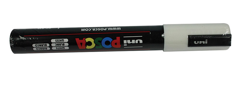 Posca Medium Bullet Paint Marker - White
