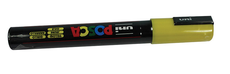 Posca Medium Bullet Paint Marker - Yellow