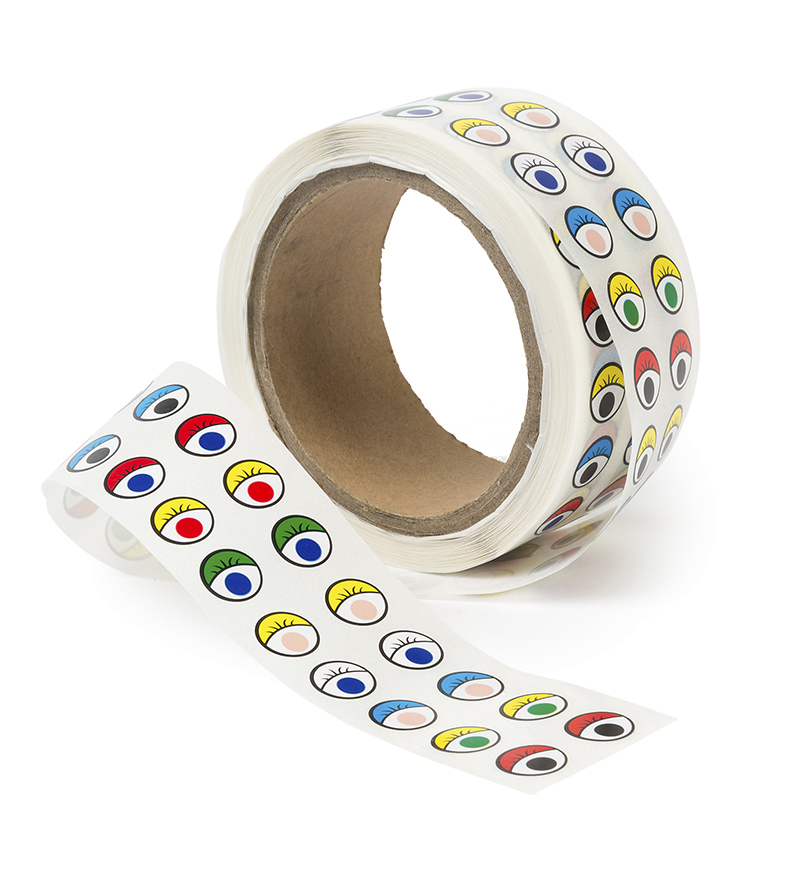 Eye Stickers 15mm - Assorted Colours 2000pcs