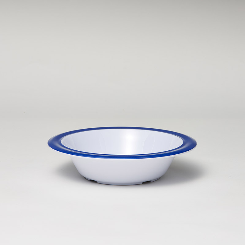 Barel Melamine Rimmed Bowl 16cm - Royal Blue/Blue