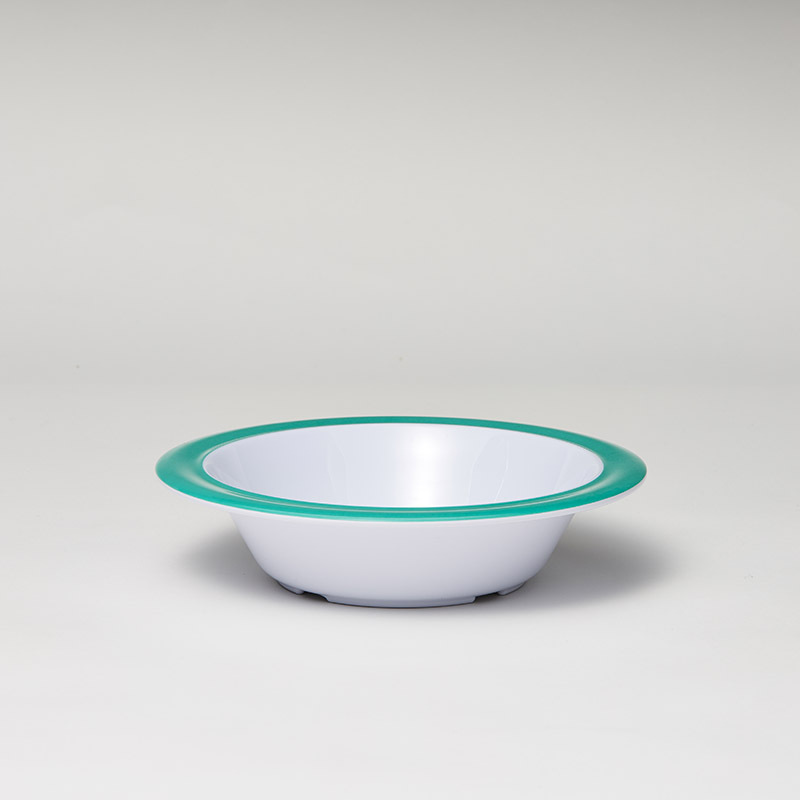 Barel Melamine Rimmed Bowl 16cm - Green/Mint