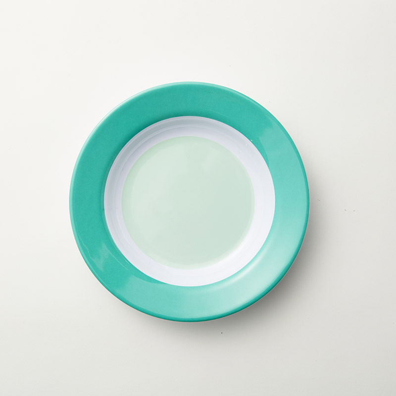 *SPECIAL: Barel Melamine Rimmed Plate 21cm - Green/Mint