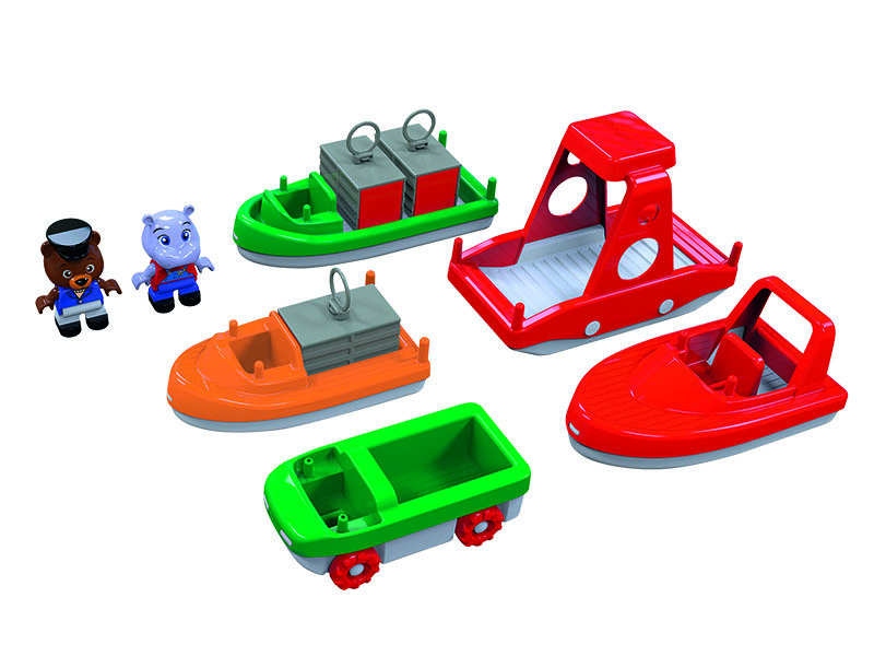 AquaPlay Boat Set - 7pcs