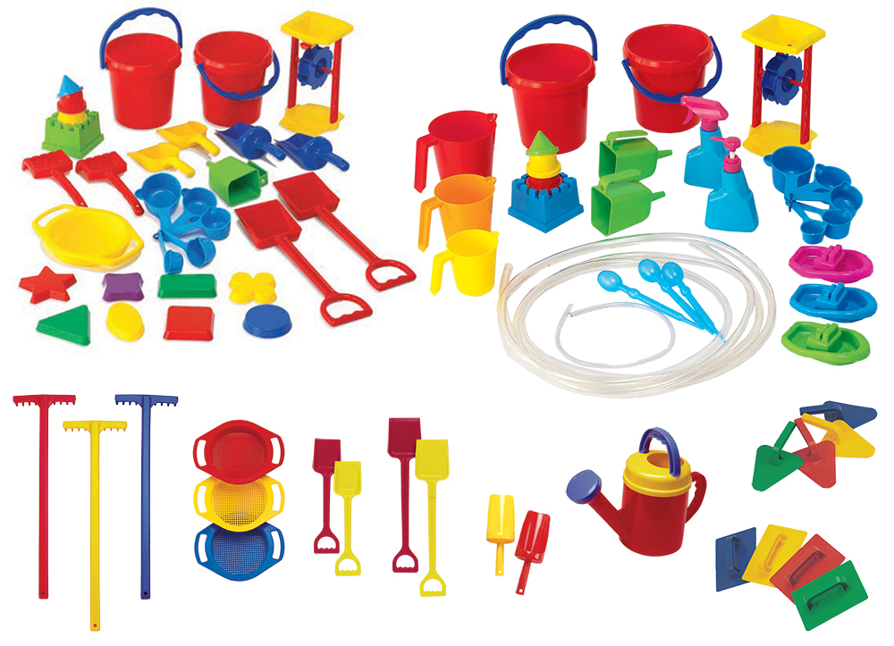 Classroom Sand & Water Play Tool Mega Set - 78pcs
