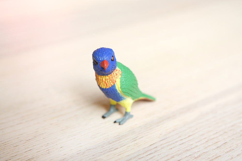 Australian Bird Replica - Rainbow Lorikeet 5cmH