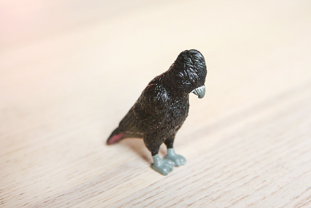Australian Bird Replica - Red Tailed Black Cockatoo 5cmH