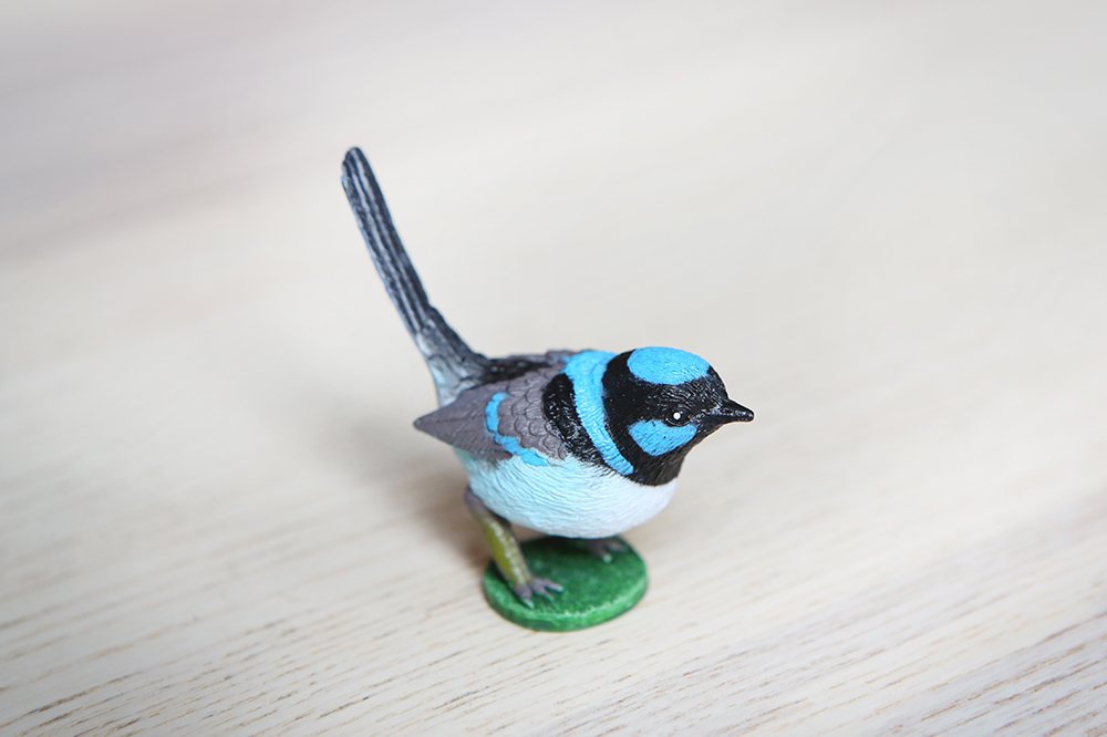 Australian Bird Replica - Blue Wren 5cmH