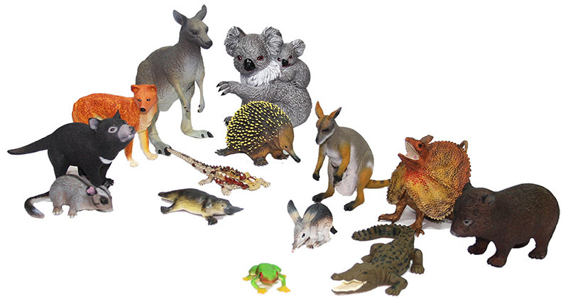 Australian Animal Replica - Set of 14