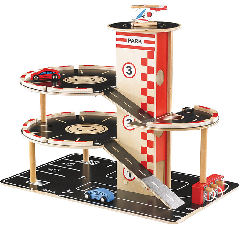 Hape Park'N Go Garage - 48 x 30 x 37.5cmH
