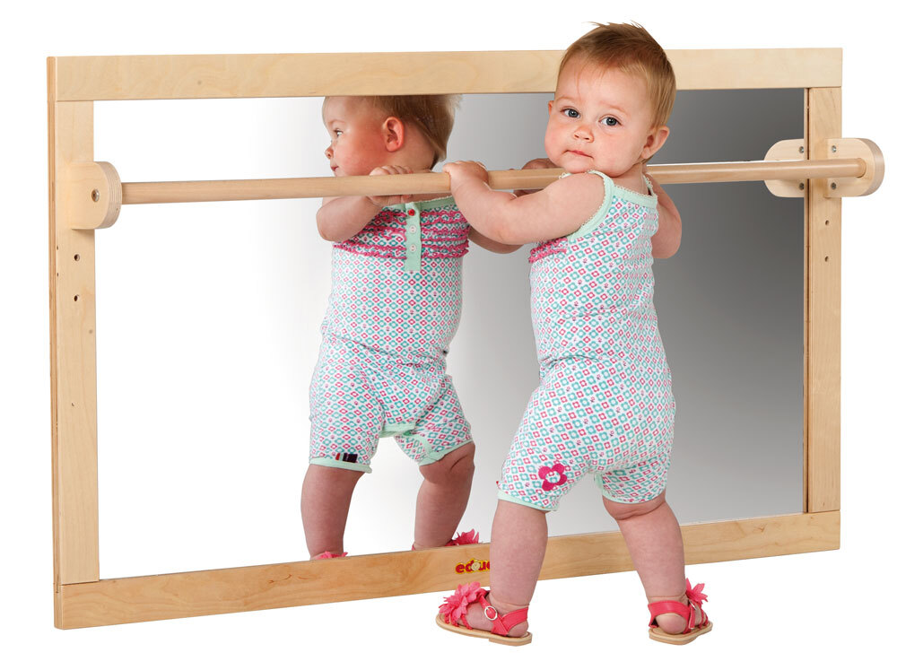 Educo Wall Mirror with Handrail