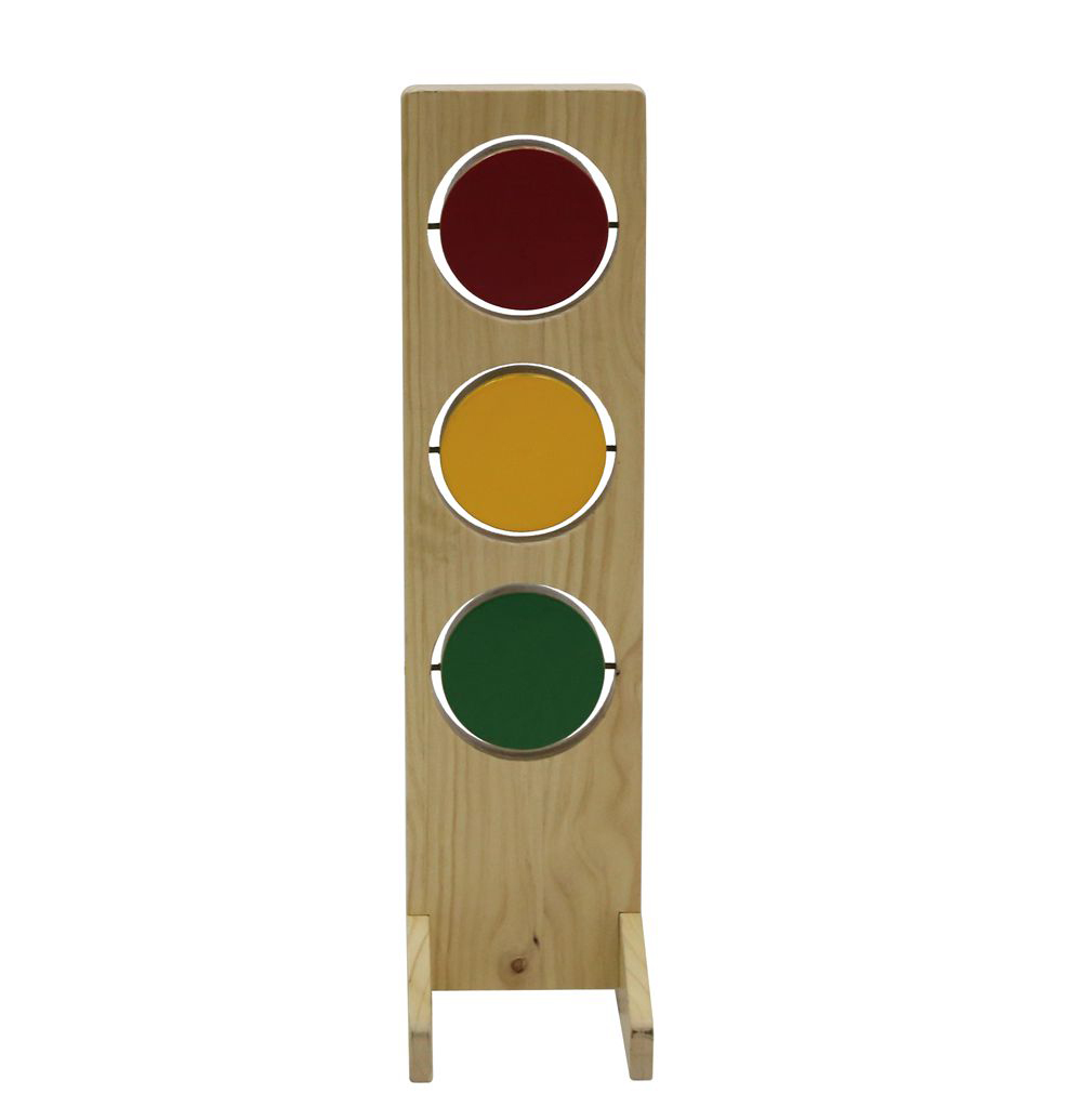 Wooden Traffic Light/Sign