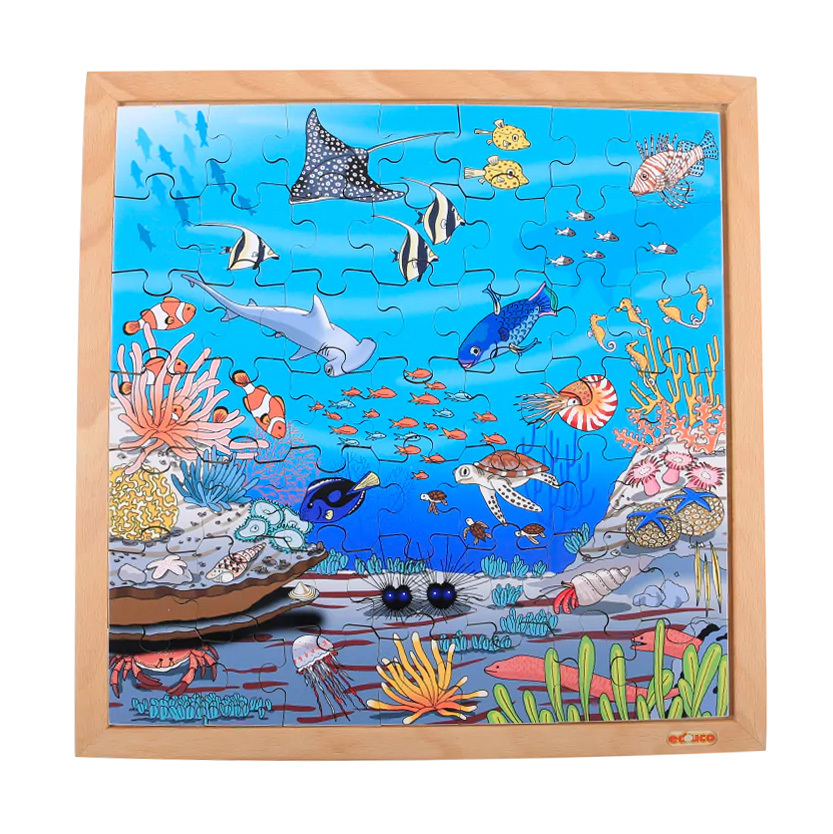 Educo Habitat Puzzle - Coral Reef 49pcs