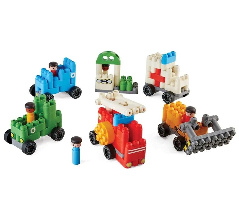 Poly M Jumbo City Vehicles - 130pcs