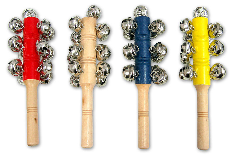 Wooden Jingle Stick - 13 Bells