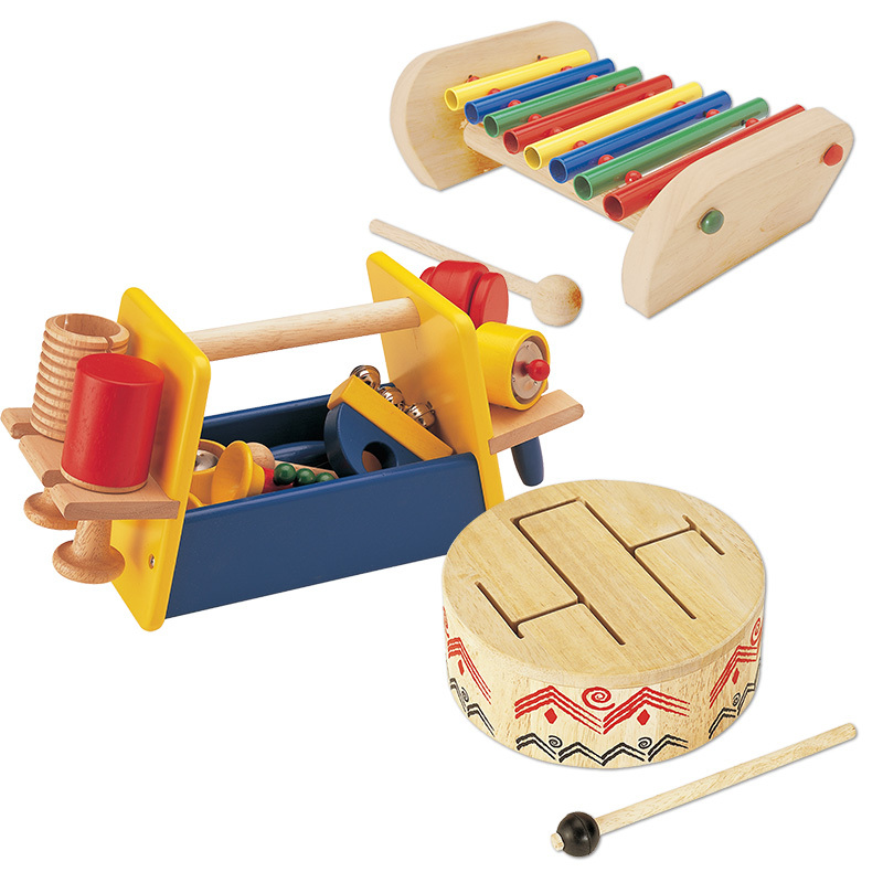 Early Years Wooden Musical Instrument Set - 8 Instruments