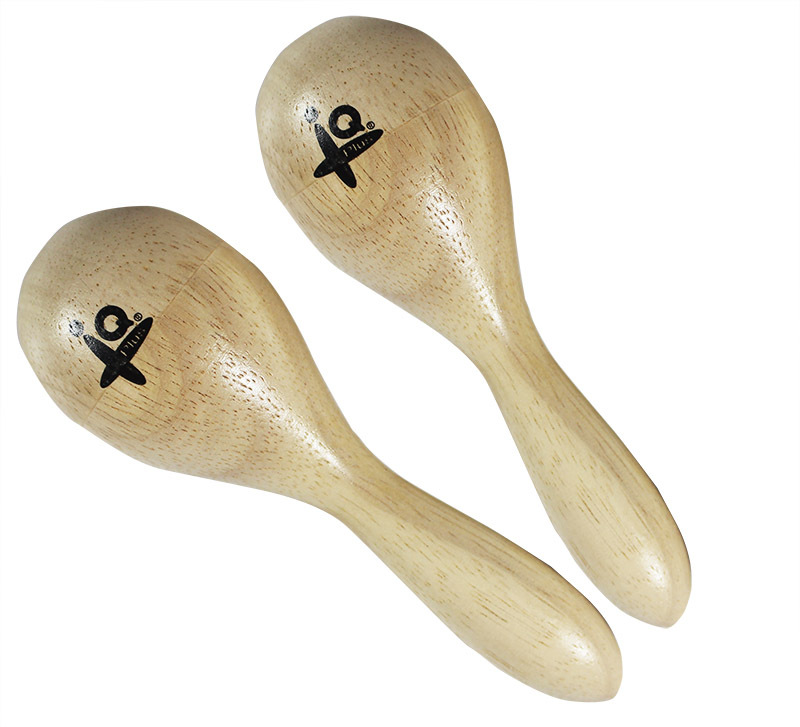 IQ Plus Wooden Maracas - 13cm 2pcs