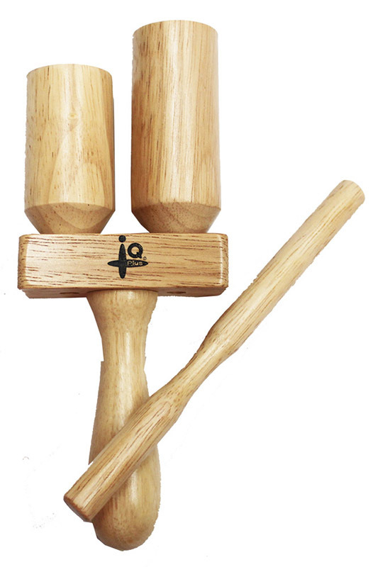 IQ Plus Two Tone Wood Block - 17cm