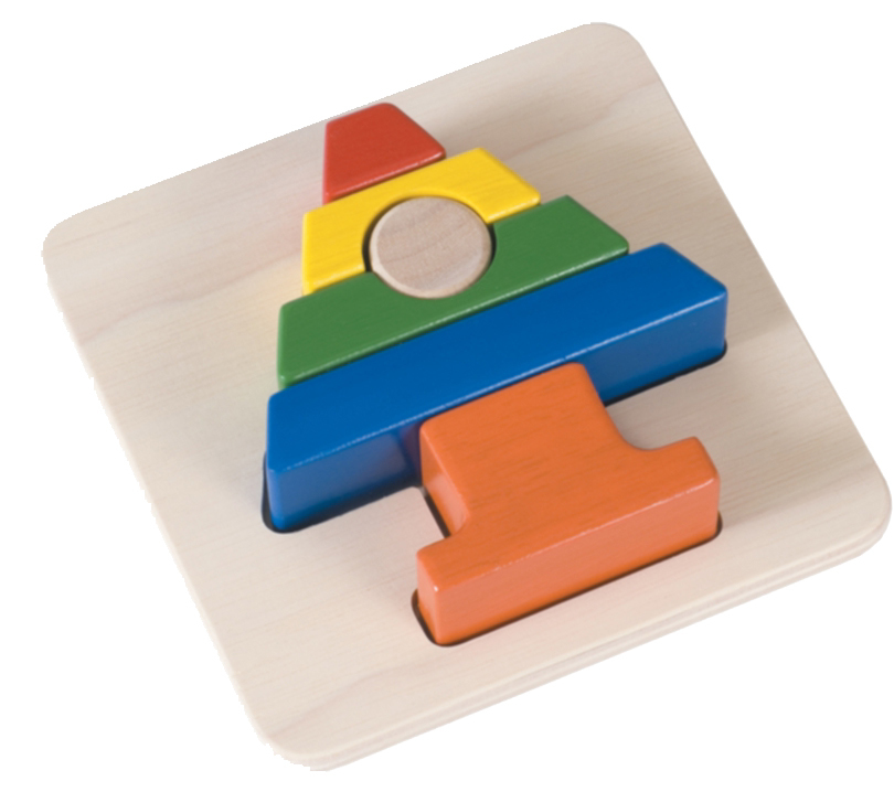 Blue Ribbon Chunky 3D Tray Puzzle - Tree