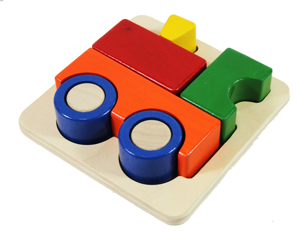 Blue Ribbon Chunky 3D Tray Puzzle - Train