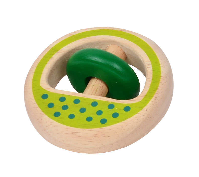 *SPECIAL: Blue Ribbon Baby Rattle - Round