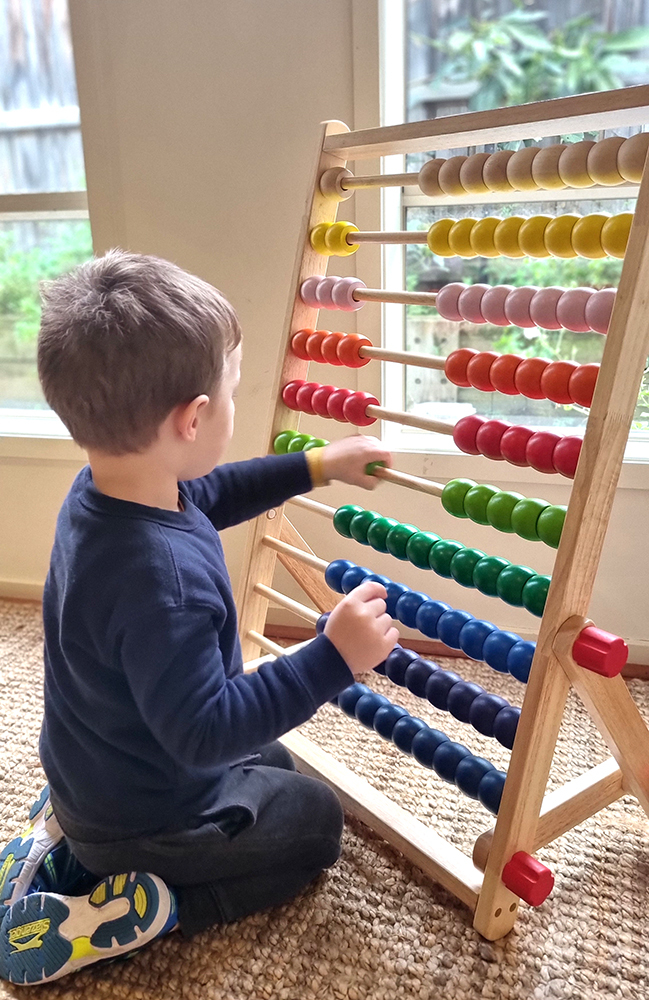Blue Ribbon Abacus Floor Counting Frame