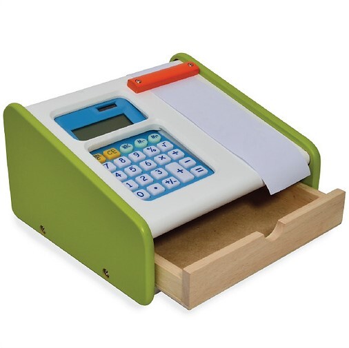 Blue Ribbon Wooden Cash Register