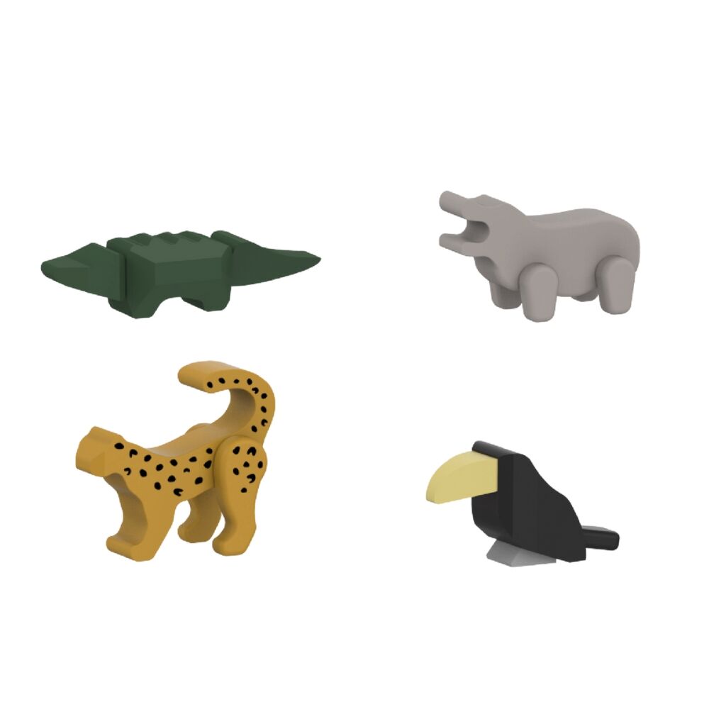 Jungle Animals - Set of 4
