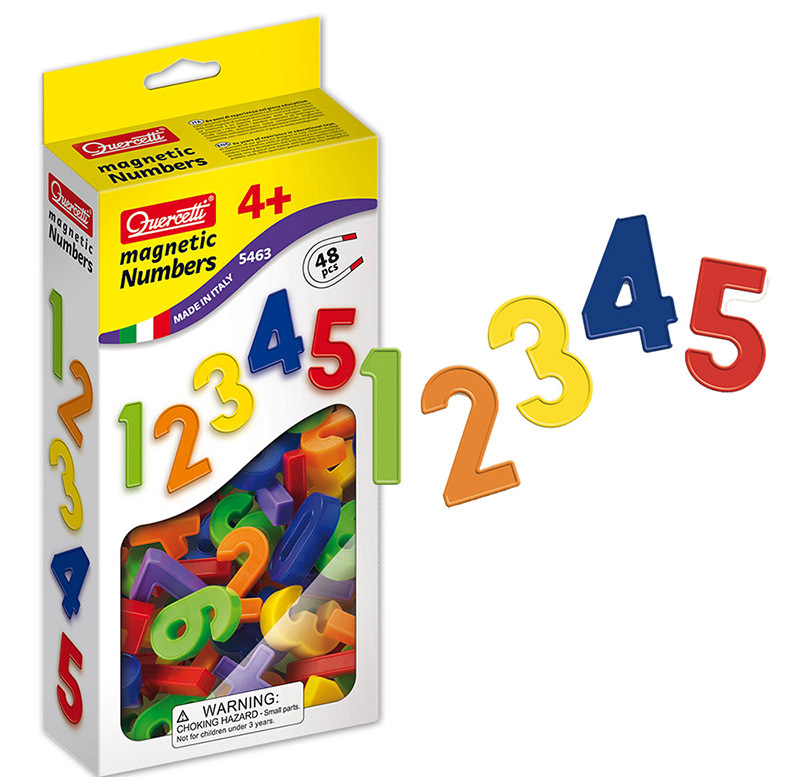 *Quercetti Magnetic Numbers - 48pcs