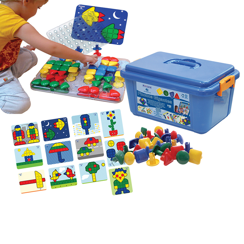 Mosaic Super Pegs, Boards & Model Cards Set - 270pcs