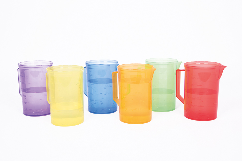 Translucent Colour Jug Set 6pcs